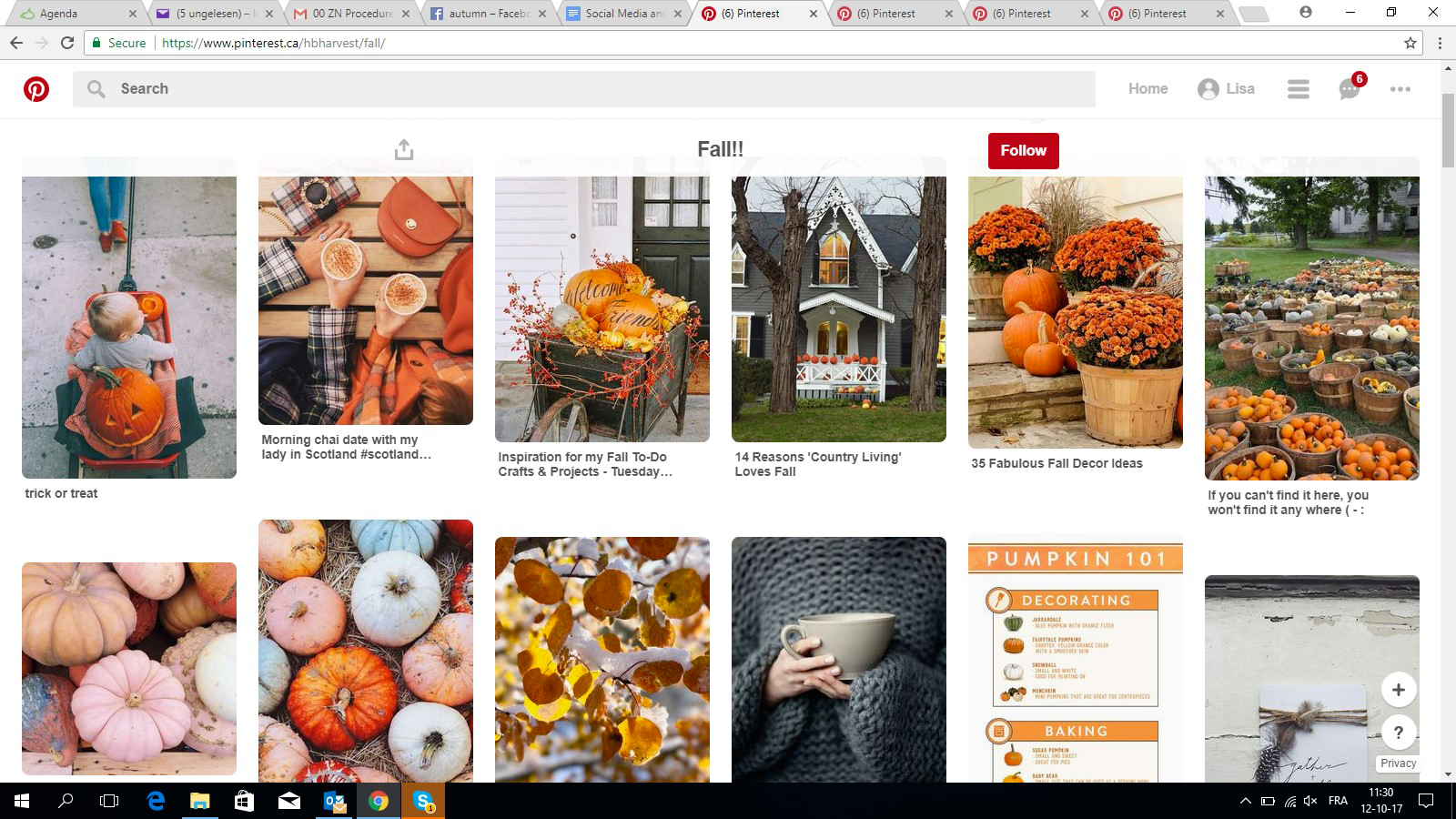 Fall on Pinterest